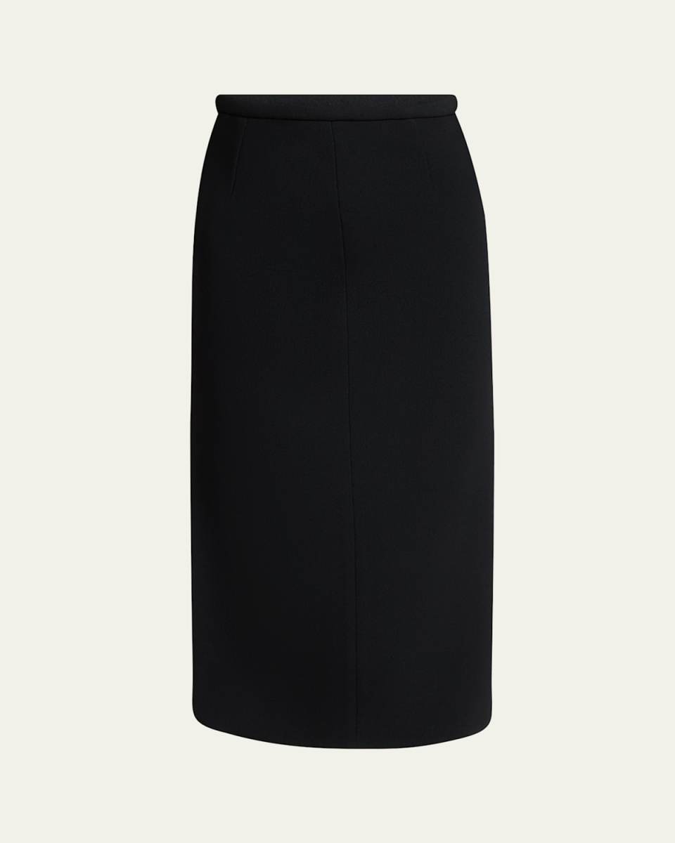 Long Pencil Skirt with Slit